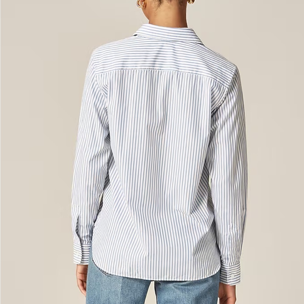 J crew Jules classic-fit shirt in striped cotton poplin - Picture 4 of 5